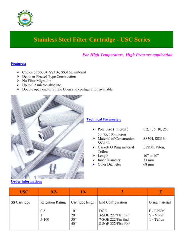 L&otilde;i lọc inox